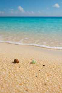 Sandkörner am Strand